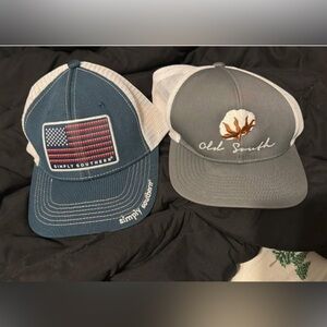 OLD SOUTH & SIMPLY SOUTHERN Men’s Caps/Hats Bundle Set of 2